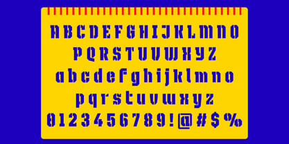 Blukat Font Poster 2