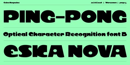 Eska Font Poster 5