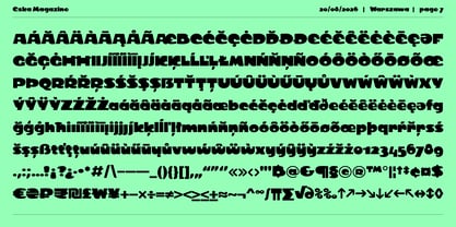 Eska Font Poster 7
