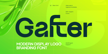 Gafter Font Poster 1