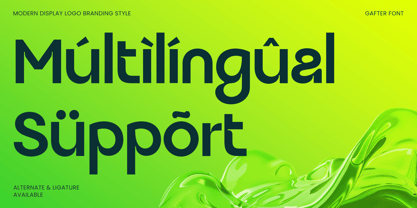 Gafter Font Poster 12