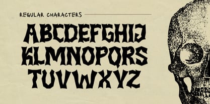Skullwick Font Poster 3