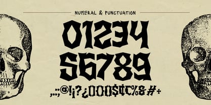 Skullwick Font Poster 8