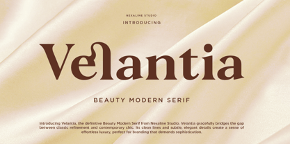 Velantia Font Poster 1