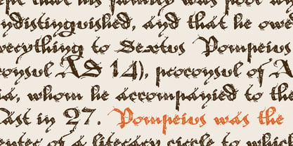 Valerius Blackletter Font Poster 5