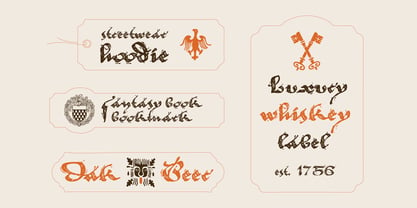 Valerius Blackletter Font Poster 4
