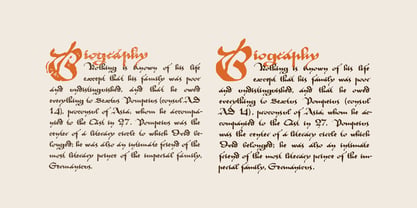 Valerius Blackletter Font Poster 7