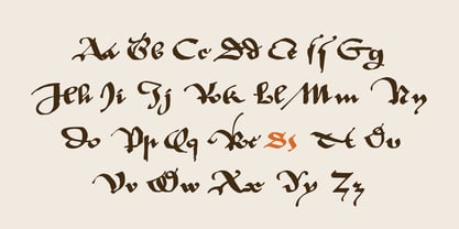 Valerius Blackletter Font Poster 8