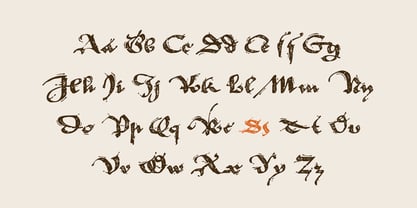 Valerius Blackletter Font Poster 2