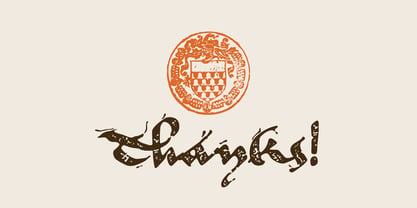 Valerius Blackletter Font Poster 13