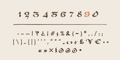 Valerius Blackletter Font Poster 10