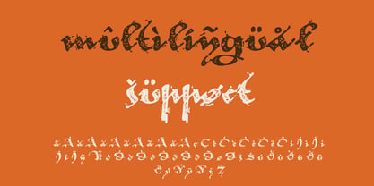 Valerius Blackletter Font Poster 12