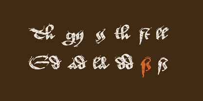 Valerius Blackletter Font Poster 11
