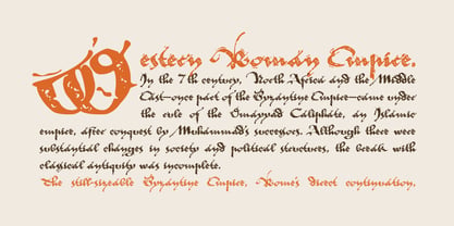 Valerius Blackletter Font Poster 9
