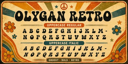Olygan Retro Font Poster 6