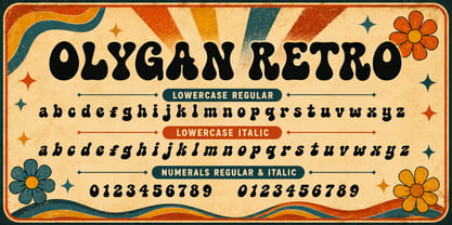 Olygan Retro Font Poster 7
