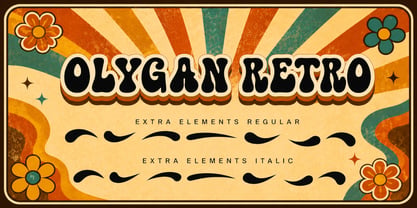 Olygan Retro Font Poster 10