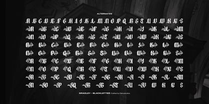 Gradley Font Poster 12