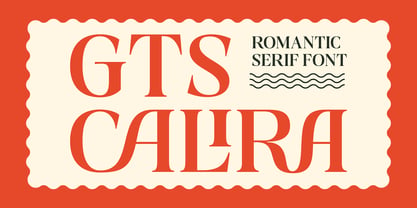 Calira Font Poster 1