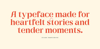 Calira Font Poster 12