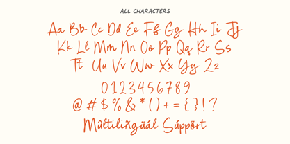 Juliet Honey Font Poster 6