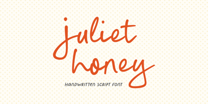 Juliet Honey Font Poster 1