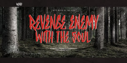 Wengi Font Poster 8