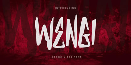 Wengi Font Poster 1