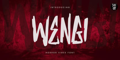 Wengi Font Poster 2