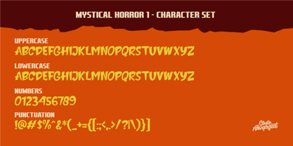 Mystical Horror Collection Font Poster 2