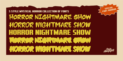 Mystical Horror Collection Font Poster 6