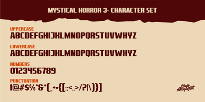 Mystical Horror Collection Font Poster 4
