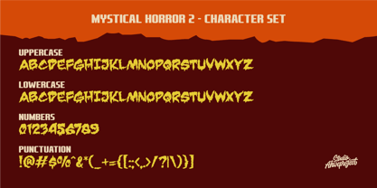 Mystical Horror Collection Font Poster 3