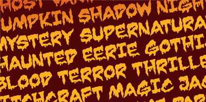Mystical Horror Collection Font Poster 7