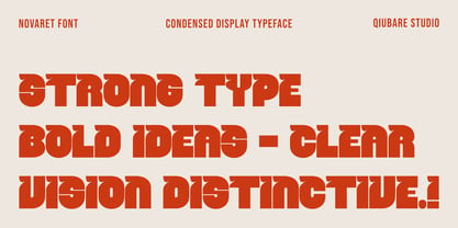 Novaret Font Poster 2