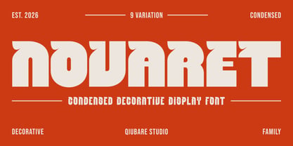 Novaret Font Poster 1