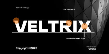 Veltrix Font Poster 7