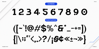 Fazero Font Poster 9
