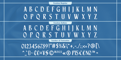 Fendora Font Poster 7