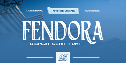 Fendora Font Poster 1