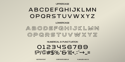 Vestron Font Poster 8