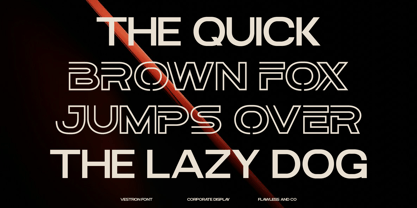 Vestron Font Poster 6