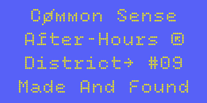 K73 Droms Font Poster 14