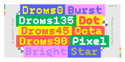 K73 Droms Font Poster 2