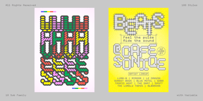 K73 Droms Font Poster 5