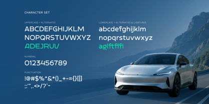 Elegtro Volt Font Poster 12