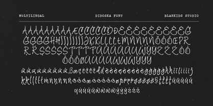 Didoska Font Poster 12