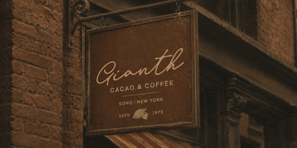 Old Guther Font Poster 8