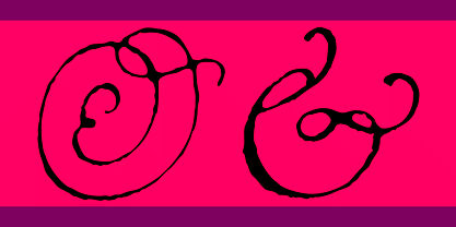 Ampersands Font Poster 4