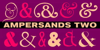 Ampersands Font Poster 7